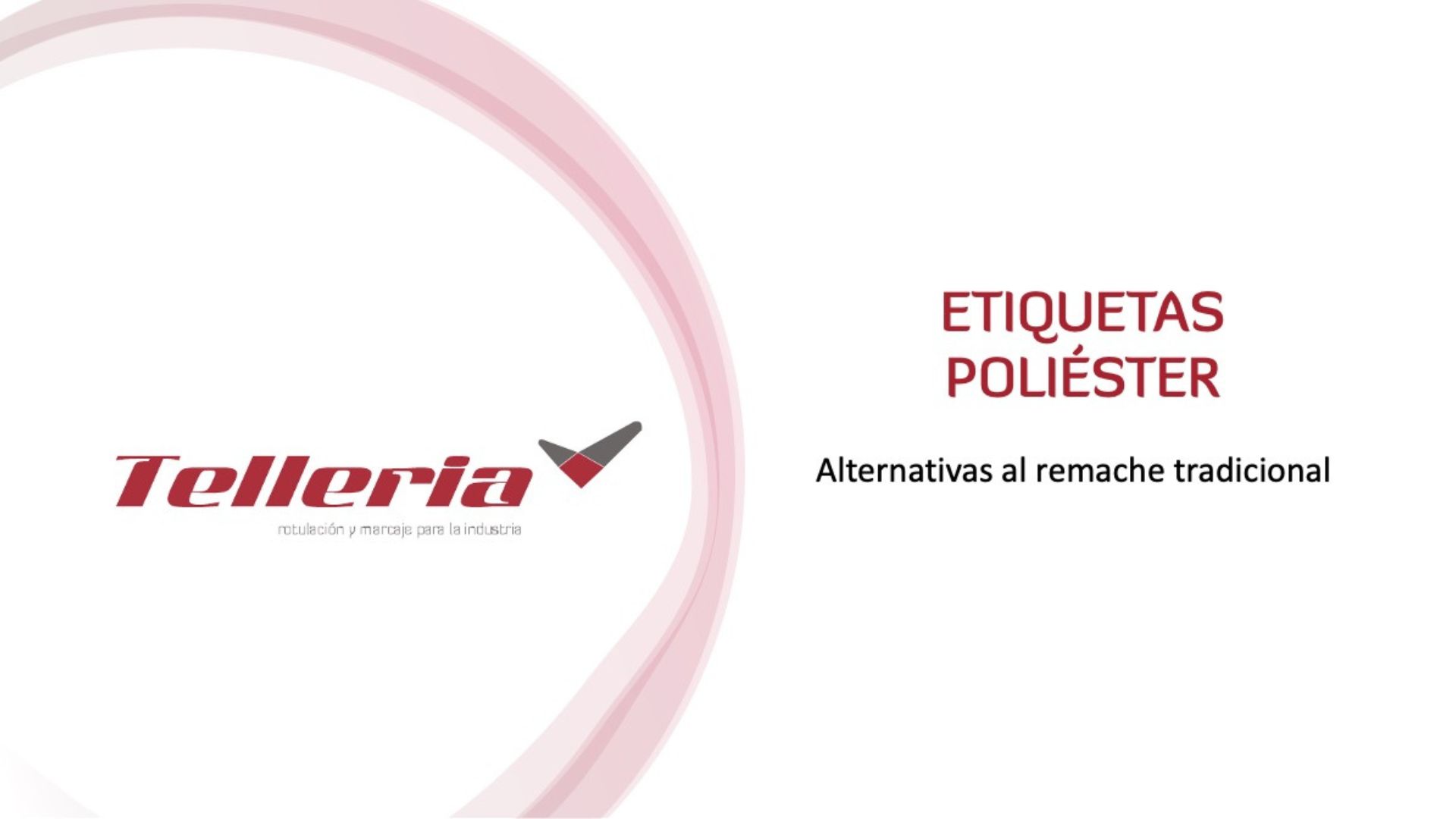 etiquetas poliéster