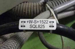 Wire and tube labelling